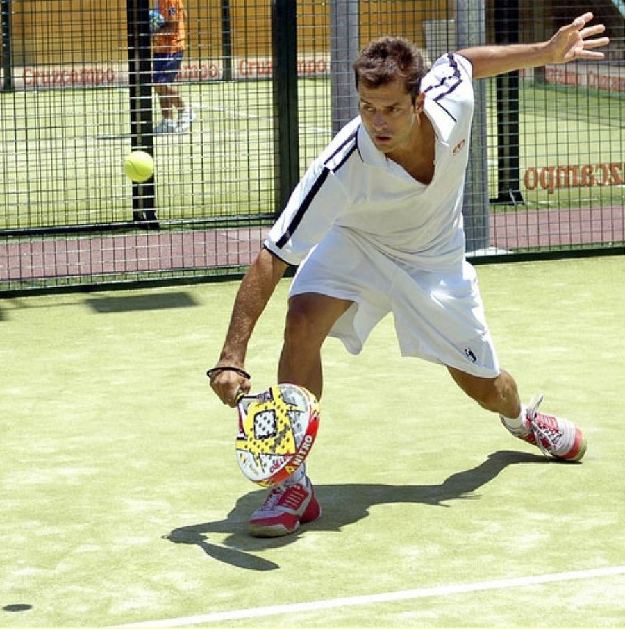 jugador pádel