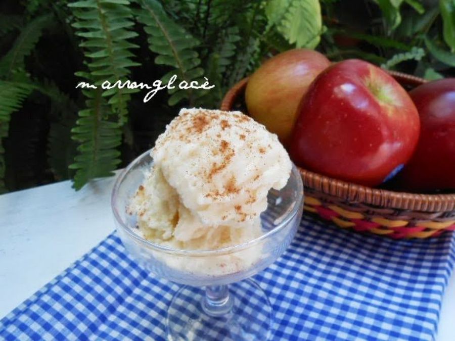 Helado de manzana