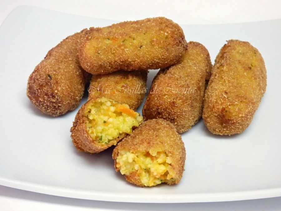 Croquetas de mijo y zanahoria