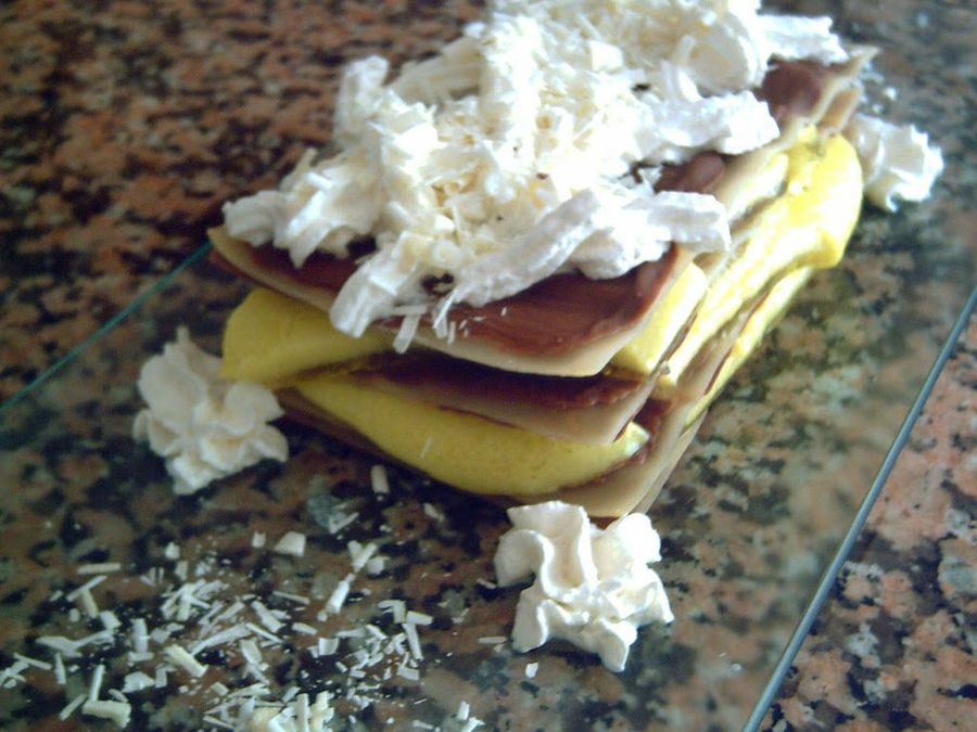 Lasaña de chocolate