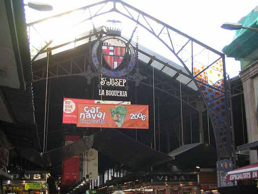 entrada mercado de la boquería