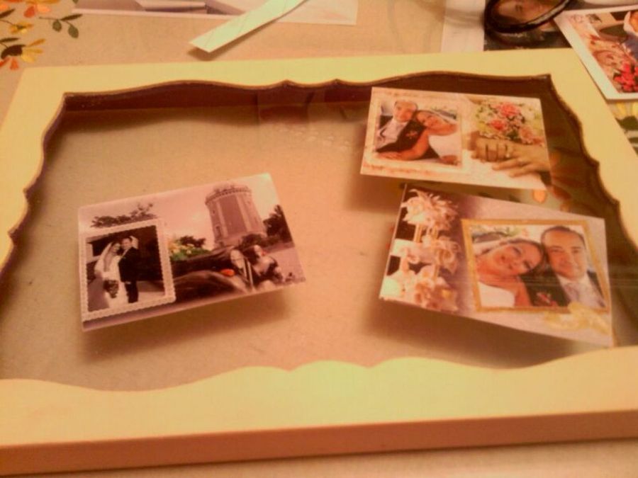 paso a paso de joyero personalizado con fotos de boda