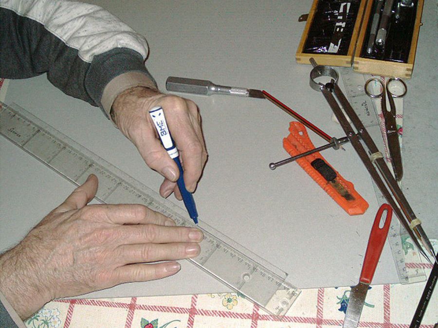 construcción del parchís