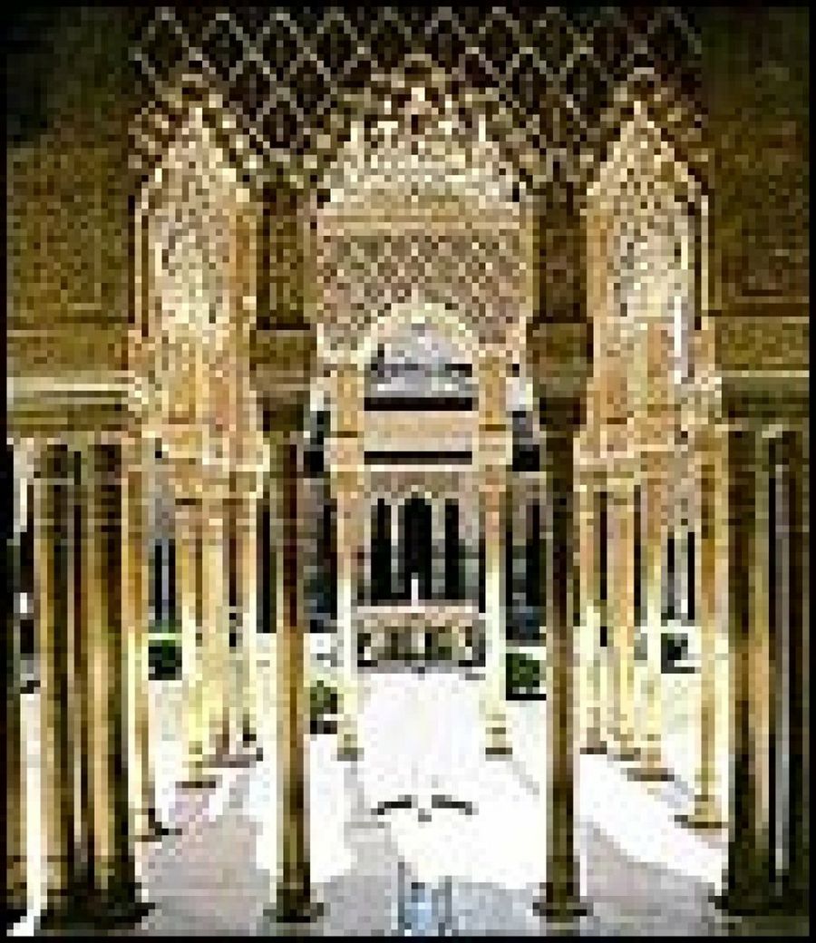 patio con influencia árabe