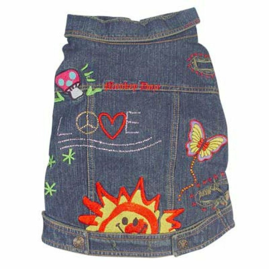 cazadora vaquera para perros