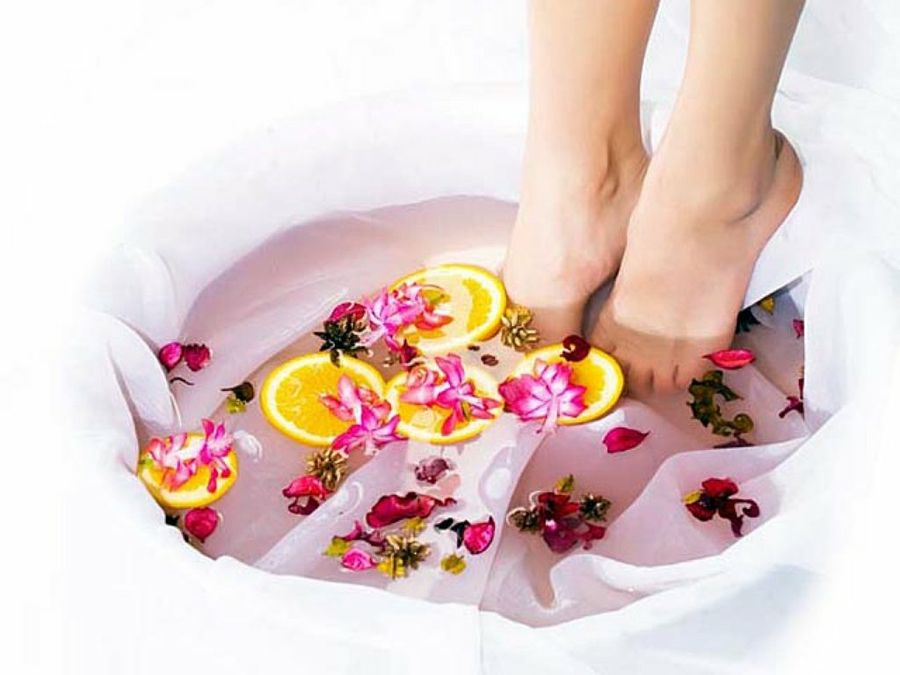 baño aromático pies