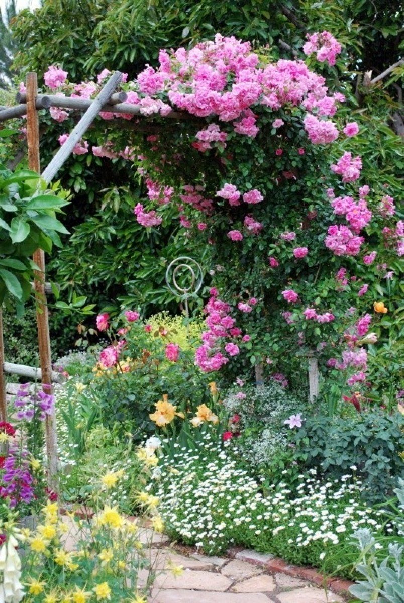 Jardines en tonos rosados | Plantas
