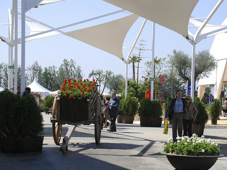 Toldos de paños triangulares