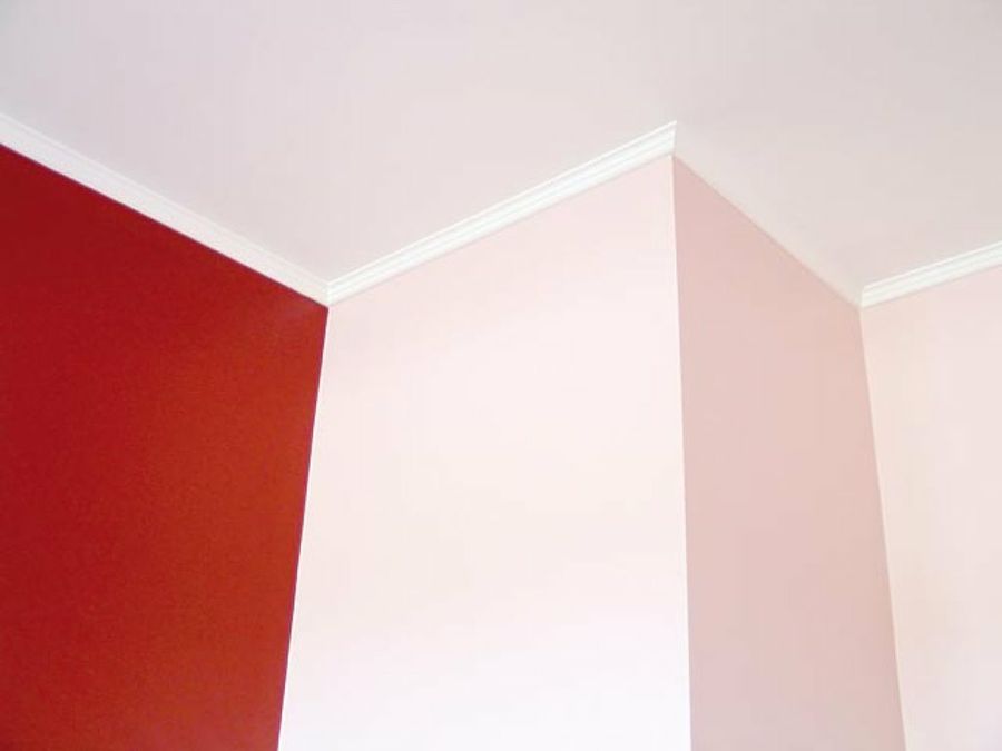 pared rosa&roja