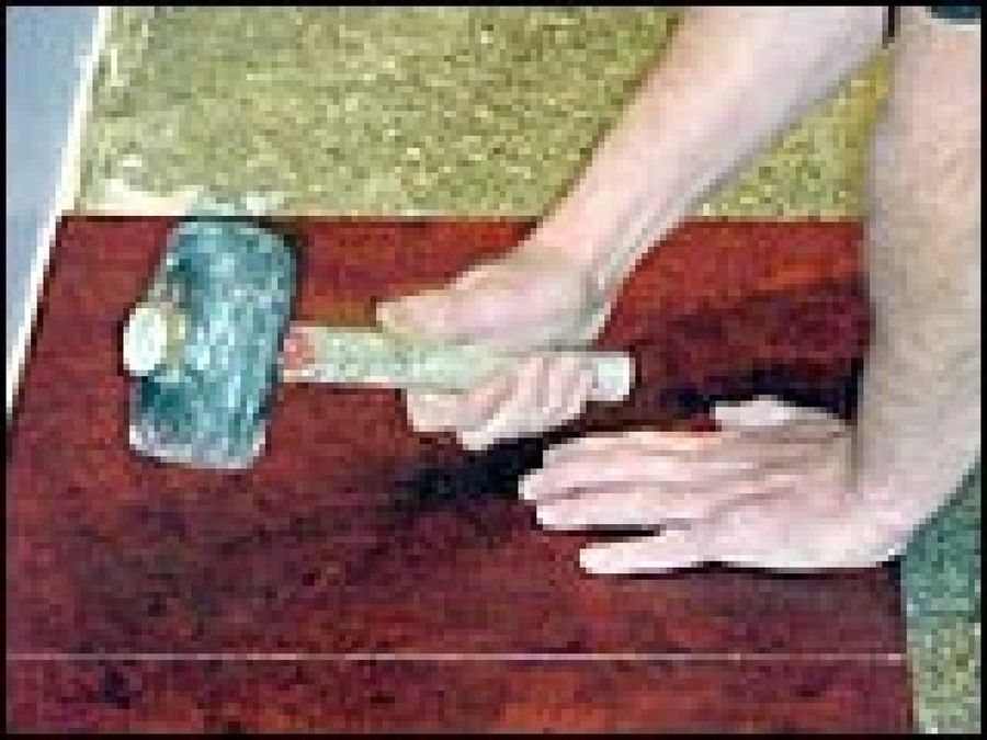 ajustando baldosas