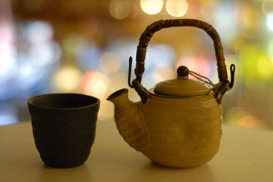 tetera y taza