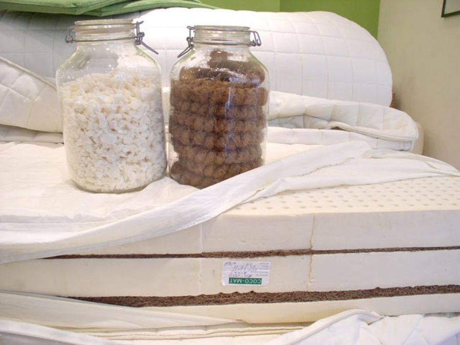 colchón de fibras naturales