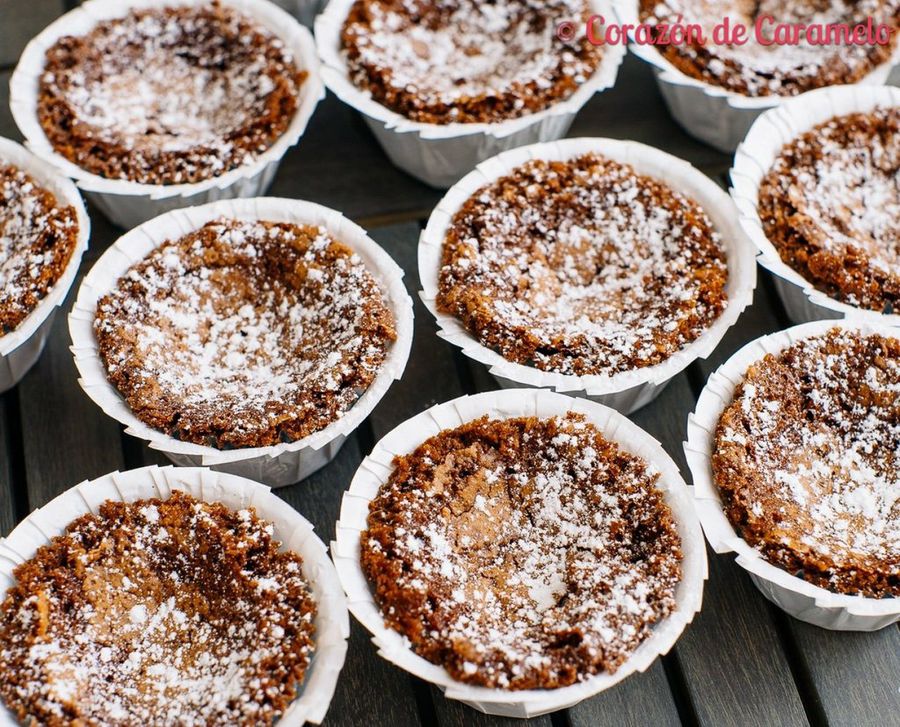 Magdalenas de Nutella sin gluten