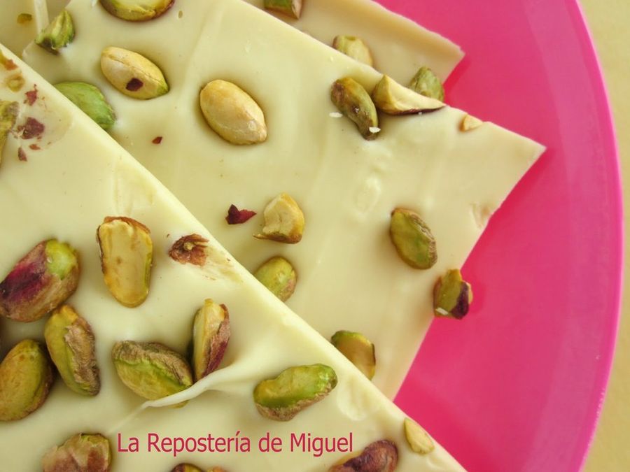 Chocolate con pistachos