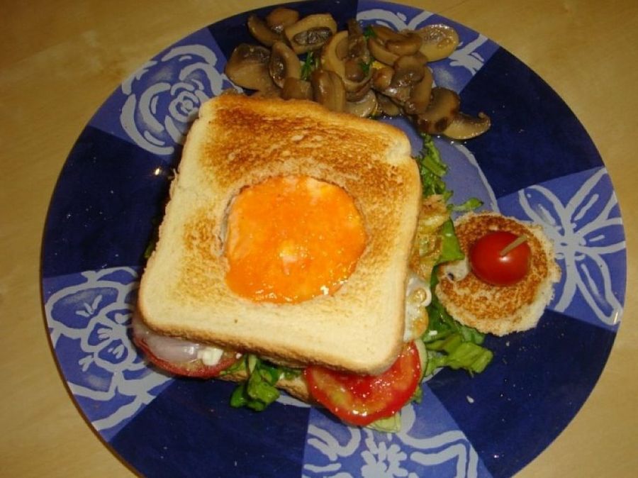 Sándwich casi vegetariano