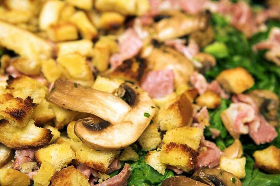 Ensalada de champiñones