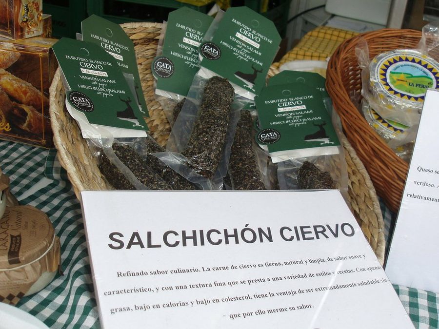 Salchichón de ciervo