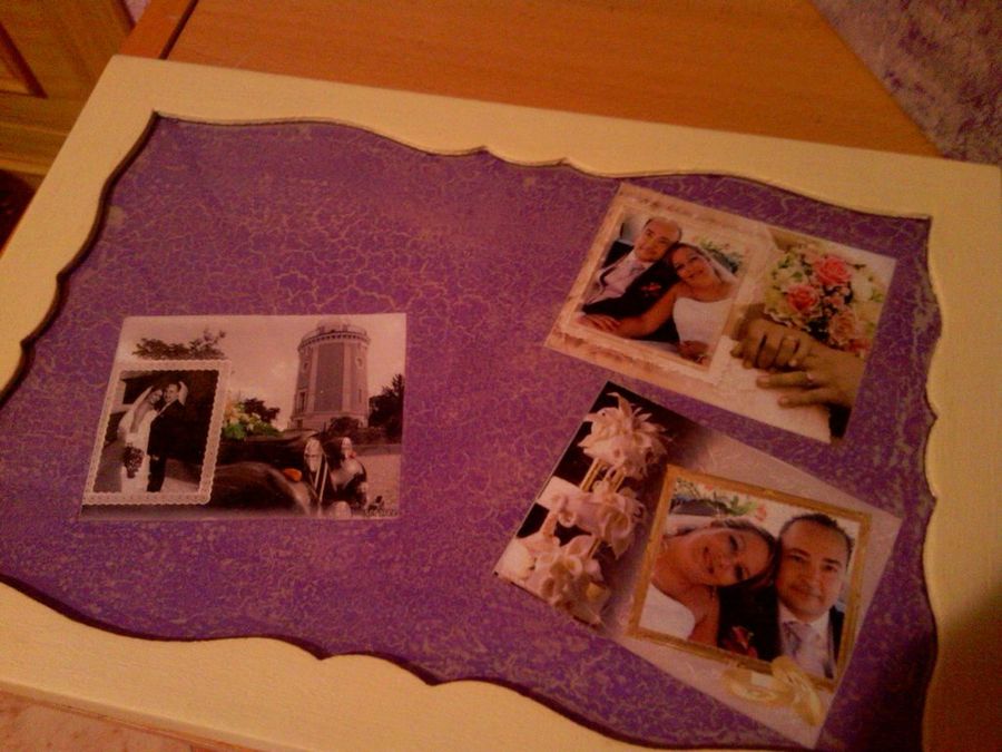 paso a paso de joyero personalizado con fotos de boda