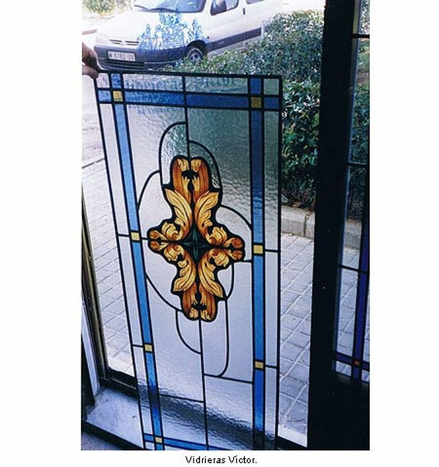 vidriera rectangular