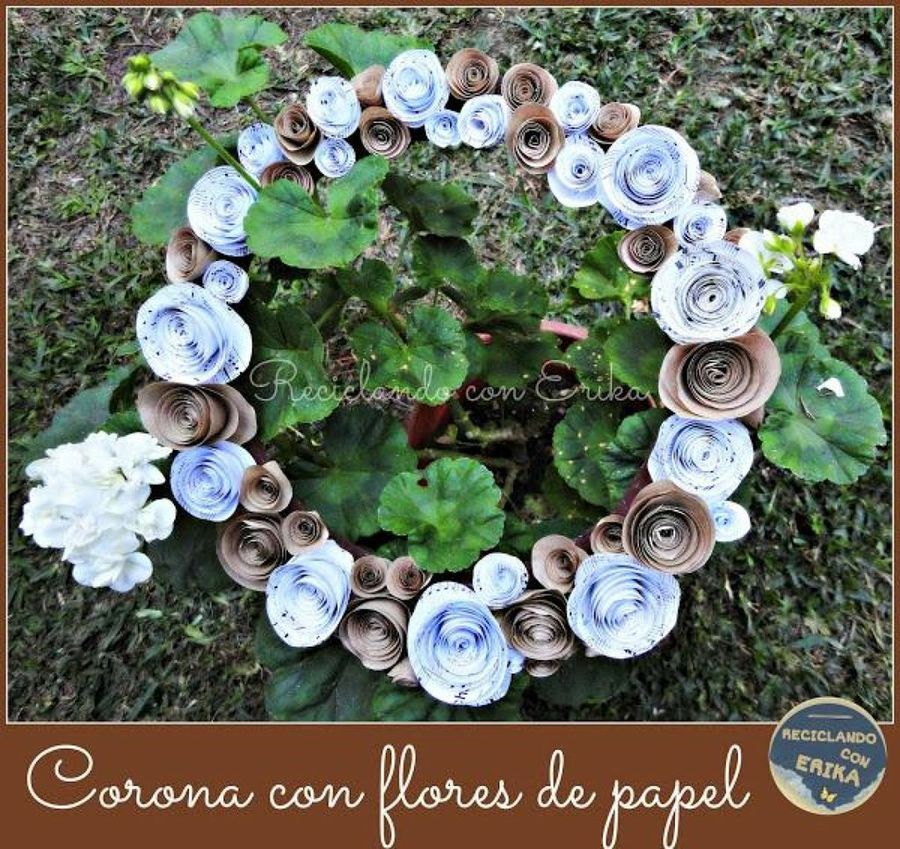corona de flores