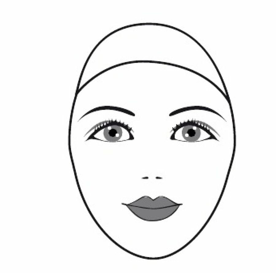 cejas rostro ovalado