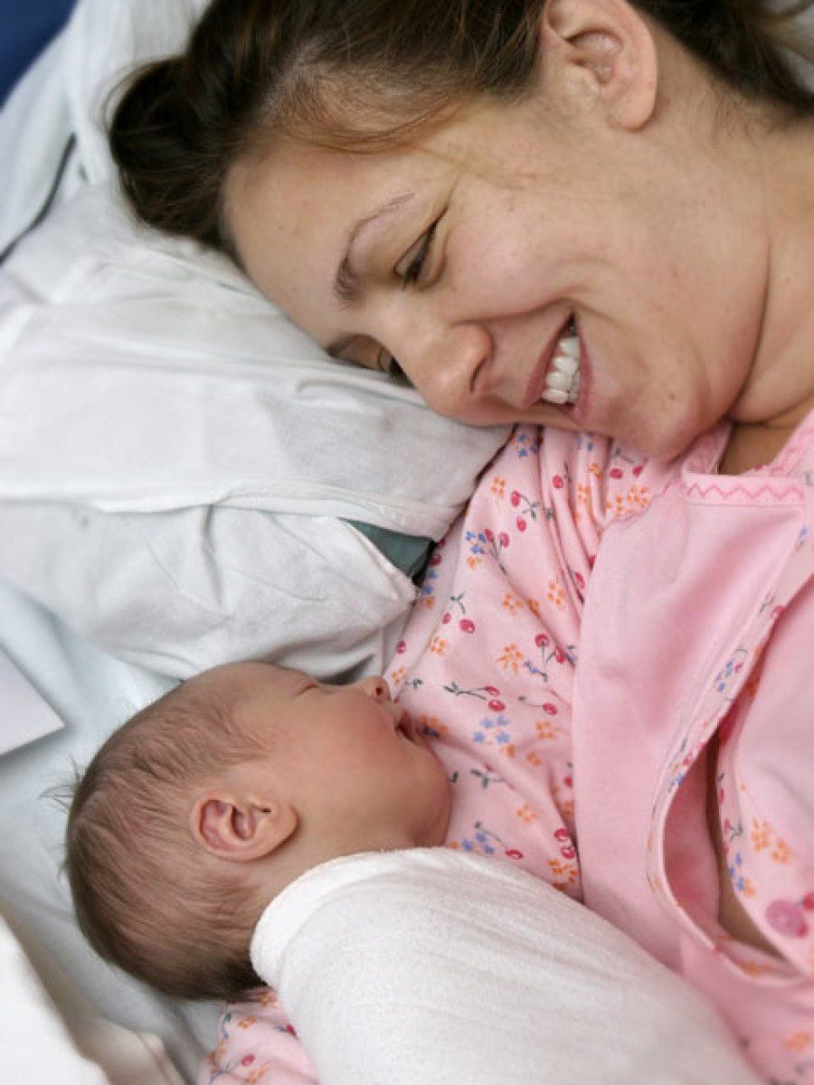 madre con bebé
