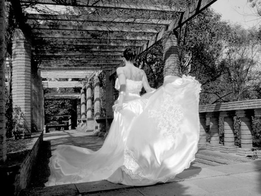 novia blanco y negro