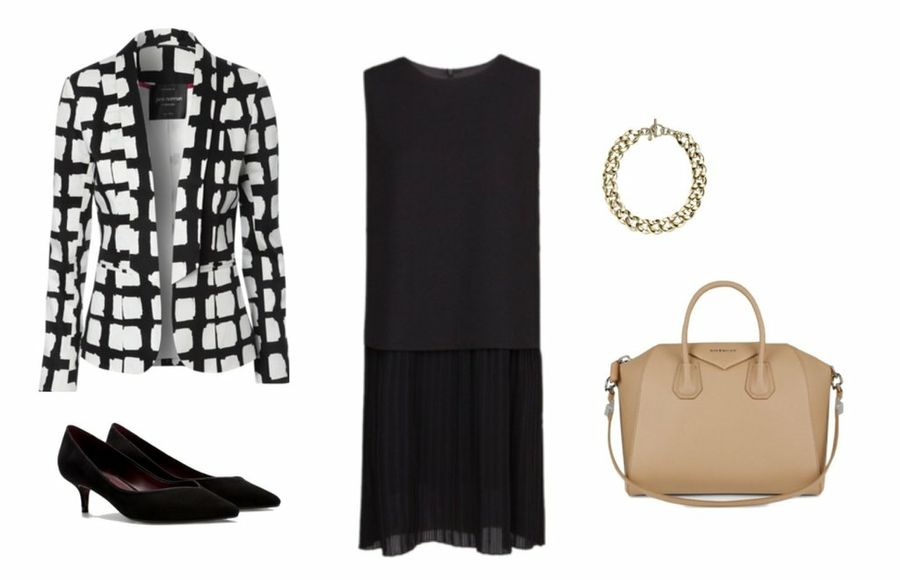 look oficina vestido