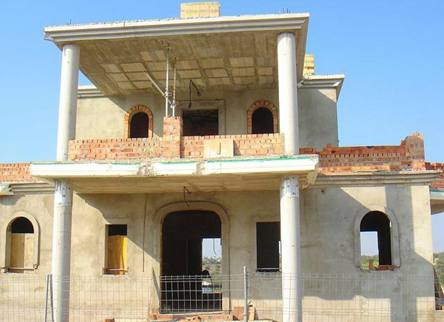 vivienda de hormigón