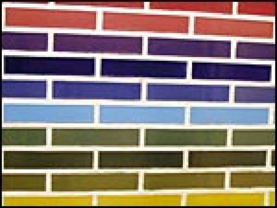 ladrillos de colores
