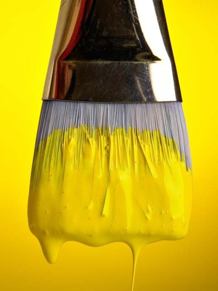 pintura amarilla