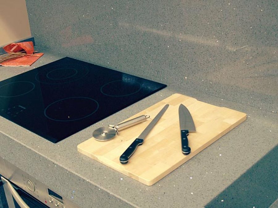 vitrocerámica&tabla&cuchillos