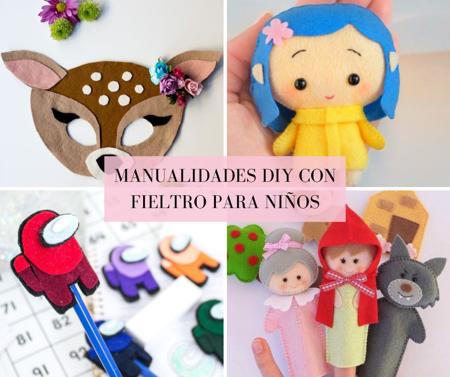 Marionetas de fieltro fáciles para hacer con niños