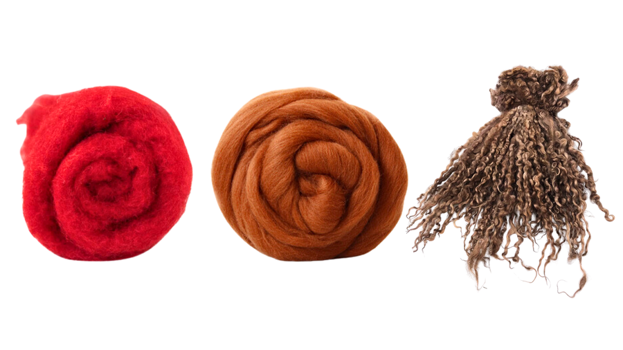 lana para felting