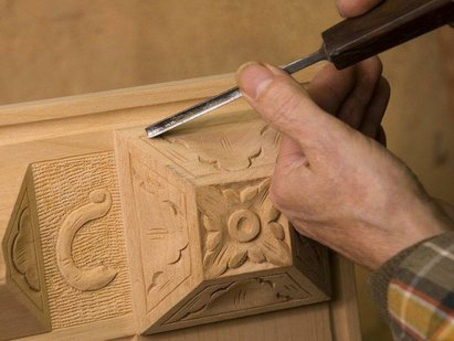 Gubia casera para tallado en madera 
