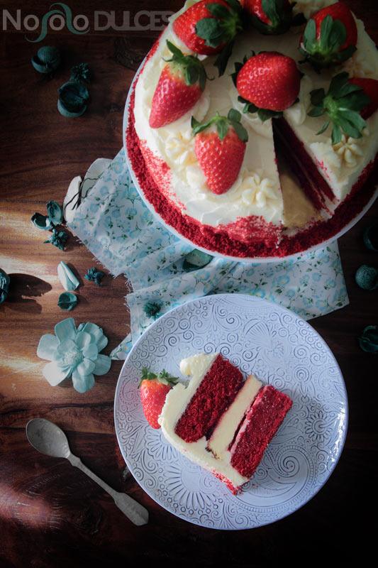 No solo dulces - Tarta caníbal red velvet para san valentín