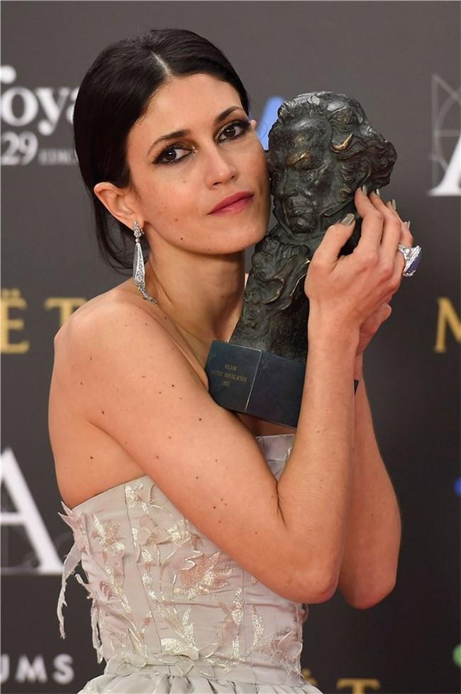 recogido raya en medio