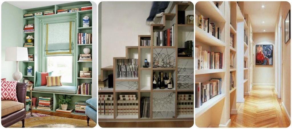 lugares donde colocar una libreria