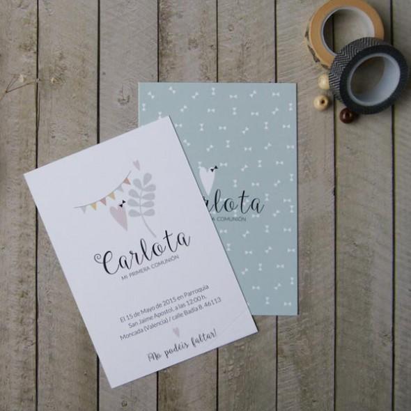 invitaciones personalizadas para comuniones