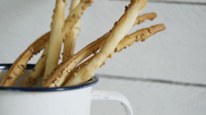 receta palitos snacks con sesamo