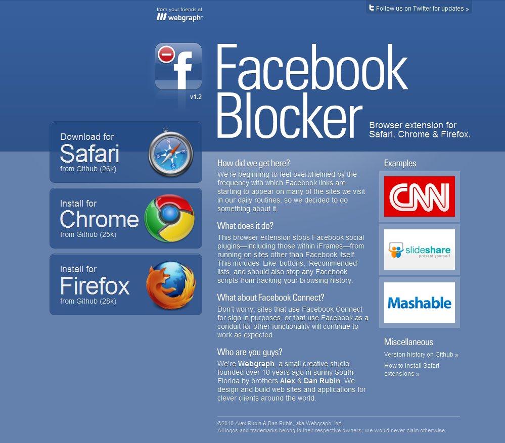 facebook blocker extension
