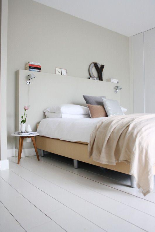 Cabeceros de obra; Perfectos si tienes espacio en tu dormitorio. 