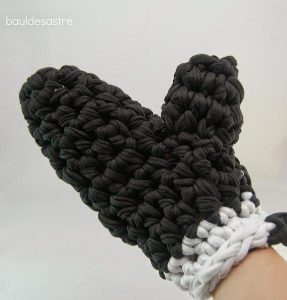 manopla de cocina de trapillo