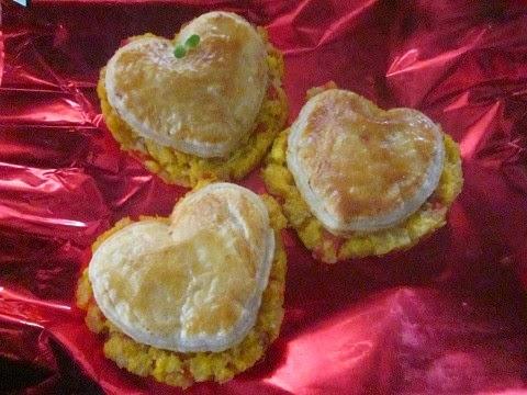 Hojaldres san valentín