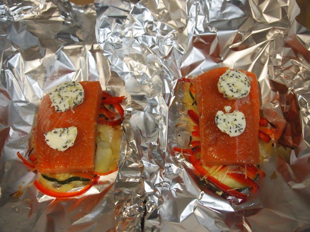 papillote salmón