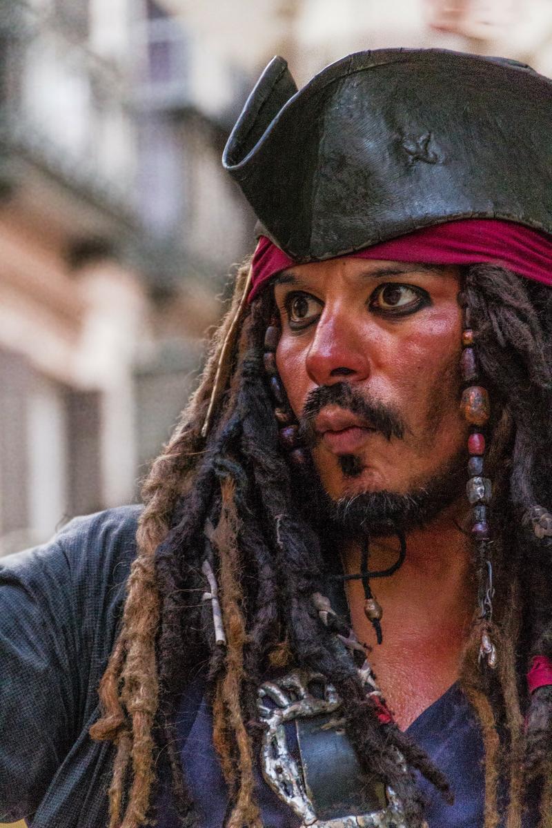 Disfraz de pirata rastas