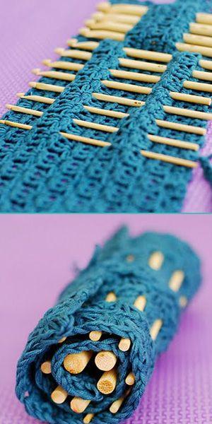 porta agujas ganchillo