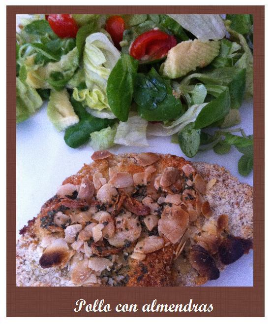pollo almendras