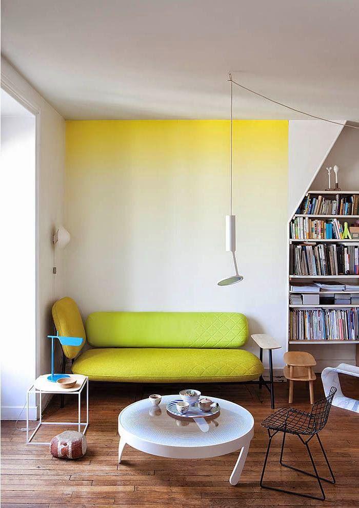 Pared en tono degradado