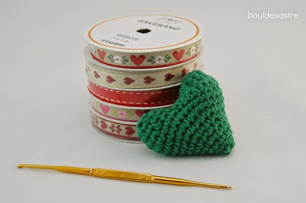 corazón de ganchillo